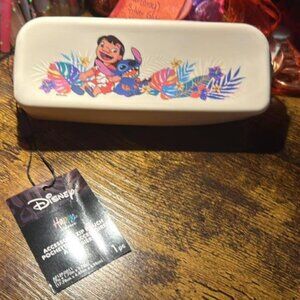 Disney Lilo & Stitch Silicone Pen & Pencil Zip Pouch - NEW W/tag
